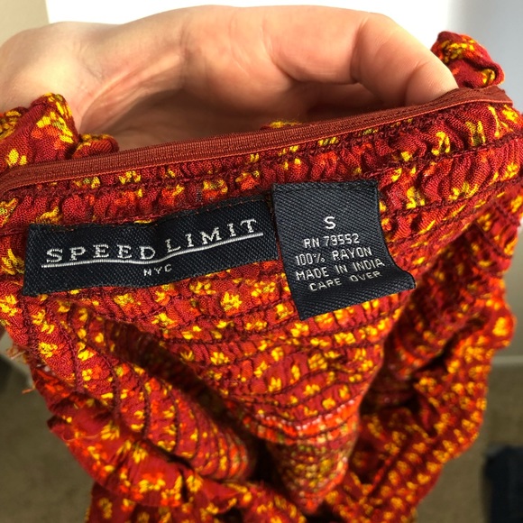 3/$20 Speed Limit Crop Top Size Sm - Picture 7 of 7